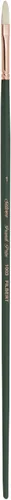 Miniatura 12 de Silver Brush Limited 1003 Grand Prix Filbert - Brocha para pinturas al óleo, tamaño 0, mango largo