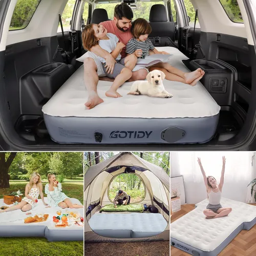 Miniatura 8 de Colchón para Jeep con Bomba de Aire Inalámbrica, Colchón de Aire para SUV de 10 Pulgadas, Cama de Camping para Jeep Wrangler JK JKU JL JLU Unlimited