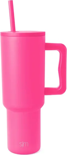 Miniatura 38 de Simple Modern Vaso Trek de 40 oz con Asa y Tapa con Pajilla Vaso de Viaje Aislado de Acero Inoxidable Apto para Portavasos Slumberland