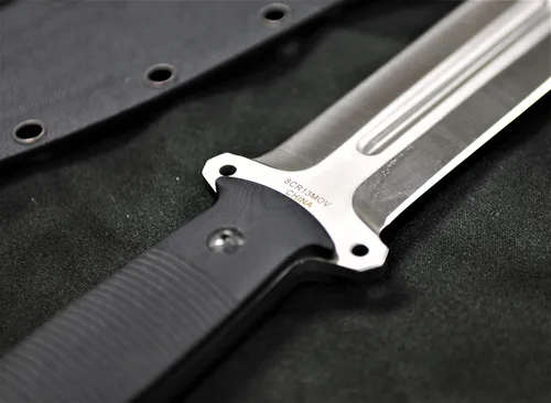 Miniatura 4 de S-TEC Cuchillo táctico de caza de hoja fija G10 con mango compuesto con funda Kydex