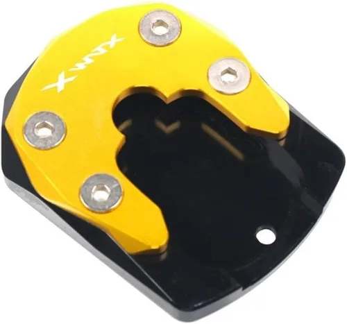 Miniatura 3 de Side Stand for Xmax 125 Xmax 300 Xmax 250 2017 2018 2019 Motorcycle CNC Bracket Side Bracket Bracket Extension Pad (Color : Gold)