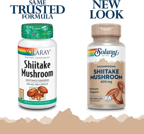 Miniatura 2 de SOLARAY Setas Shiitake 600 mg 100