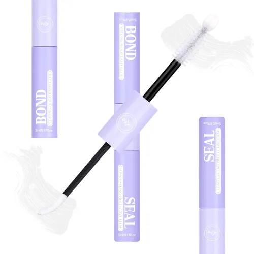 Miniatura 10 de Lash Bond and Seal - Pegamento de pestañas de agarre fuerte negro con un 40% más de adhesivo impermeable para pestañas, sellador negro suave