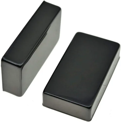 Miniatura 4 de KAISH Juego de 2 fundas selladas para pastillas de guitarra Humbucker de latón sin agujeros negro