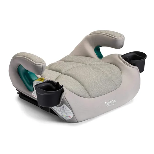 Miniatura 16 de Britax Highpoint - Asiento elevador de posicionamiento con cinturón y sin espaldar, SafeWash, gris ombré