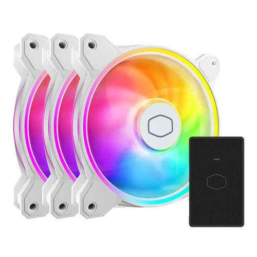 Miniatura 19 de Cooler Master MF120 Halo² Carcasa Enfriador de Líquido Ventilador de Enfriador de Aire, Ventilador de 120mm, Anillos aRGB de Bucle Dual, PWM