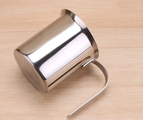 Miniatura 9 de Espumador manual de doble capa de acero inoxidable 304 para café con leche, etc. (14 oz)