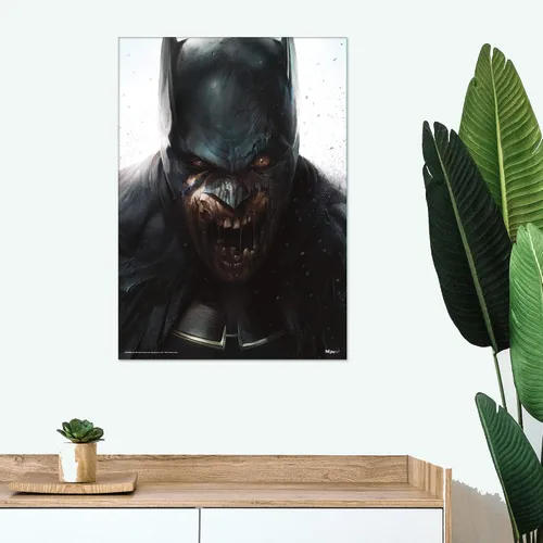 Miniatura 3 de MIGHTYPRINT DC Comics – Batman – DCeased – Zombie Attack – Arte de pared duradero de 17 x 24 pulgadas – No hecho de papel – Coleccionable