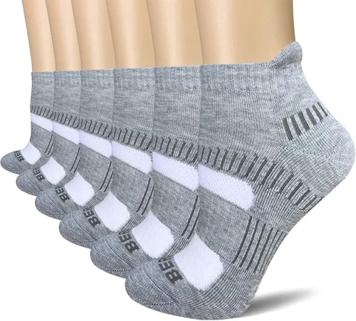 Miniatura 9 de BERING Calcetines deportivos para correr al tobillo para mujer (6 pares)