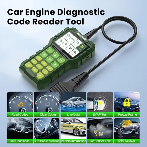 Miniatura 3 de C303 OBD2 Escáner de datos en vivo profesional para mecánicos, herramienta universal de diagnóstico OBDII para borrar códigos de falla, luz