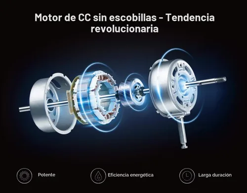 Miniatura 8 de Geek Aire Ventilador de suelo recargable de alta velocidad para acampar al aire libre, ventilador portátil de 16 pulgadas con hoja de metal