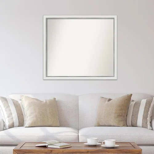Miniatura 577 de Amanti Art Espejo personalizado, espejo estrecho de baño de oro blanco, espejo de pared o espejo de tocador de baño sobre el fregadero