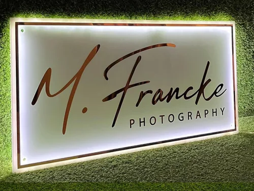 Miniatura 5 de Letrero LED con logotipo personalizado, letrero acrílico personalizado, letreros de negocios personalizados Logotipo de negocio personalizado