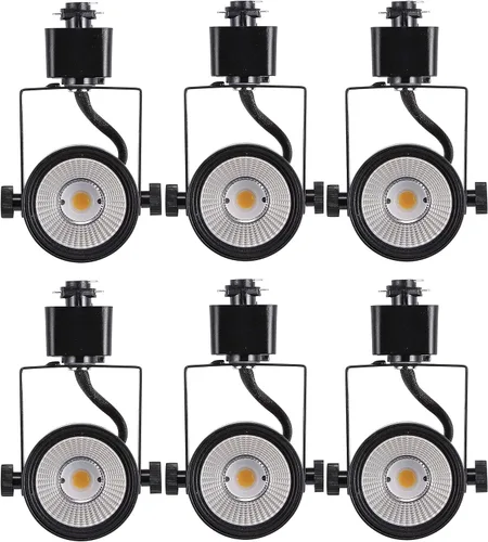 Miniatura 8 de CLOUDY BAY Cabezal de luz LED regulable de 8 W, CRI 90+ blanco cálido 3000 K, ángulo de inclinación ajustable, ángulo de inclinación ajustable