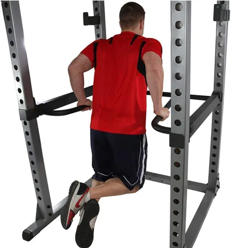 Miniatura 2 de Body-Solid Accesorio de barra de inmersión DR378 para rack de alimentación GPR378