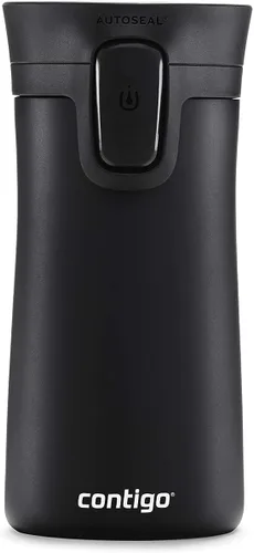 Miniatura 4 de Contigo Pinnacle Autoseal - Taza de viaje térmica de acero inoxidable, termo al vacío, vaso a prueba de fugas, taza de café con tapa fácil