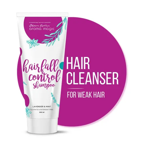 Miniatura 2 de Aroma Magic Hairfall Control Shampoo Sin sulfatos ni parabenos Fórmula de lavanda y menta para el crecimiento del cabello, la caspa y el cuidado