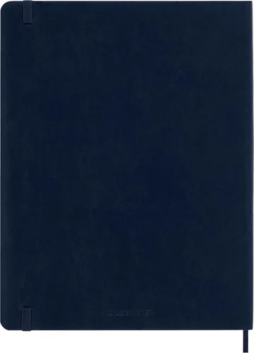Miniatura 3 de Moleskine - Cuaderno clásico, tapa blanda, tamaño XL (7.5 x 9.5 pulgadas), liso/en blanco, azul zafiro, 192 páginas