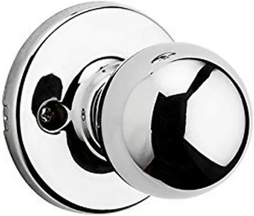 Miniatura 5 de Kwikset Pomo de puerta de entrada Polo con cerradura y llave, manija de puerta exterior con llave segura, pomo de puerta para entrada delantera