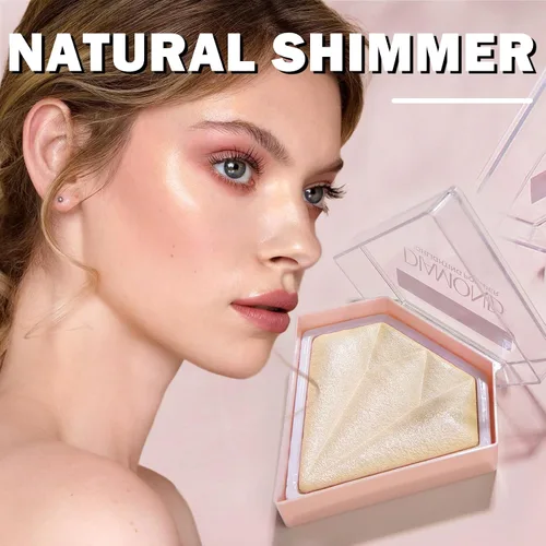 Miniatura 7 de IONSGAKO Paleta de maquillaje iluminador de cara iluminadores de polvo iluminadores de maquillaje narutal brillo brillo resaltador contorno polvo
