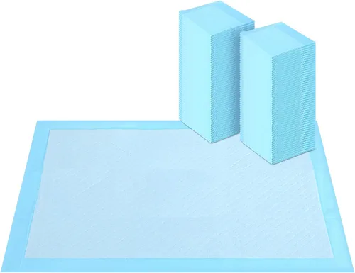Miniatura 12 de FluffyDream Almohadilla de Entrenamiento Impermeable Súper Absorbente para Perros y Cachorros, Almohadilla para Mascotas para Entrenar en Casa, Azul