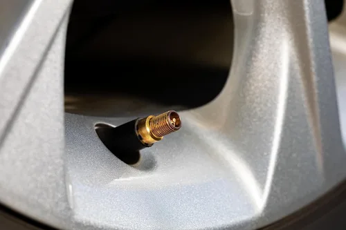 Miniatura 4 de 100 piezas TR414 Vástago de válvula de neumático con tapón de goma negro, Vástagos de válvula sin cámara ajustables para agujeros de llanta de 0.453