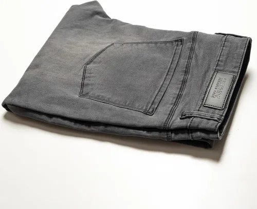 Miniatura 5 de Kenneth Cole REACTION Jeans ajustados para hombre, jeans elásticos de 2 vías para hombre, corte ajustado, jeans de 5 bolsillos para hombre