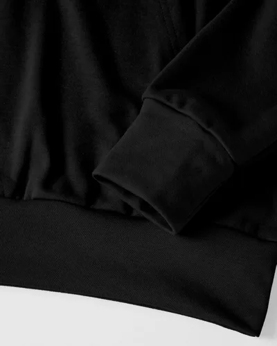 Miniatura 4 de Ohoo Sudadera básica con capucha para hombre, ligera, manga larga, con bolsillo tipo canguro