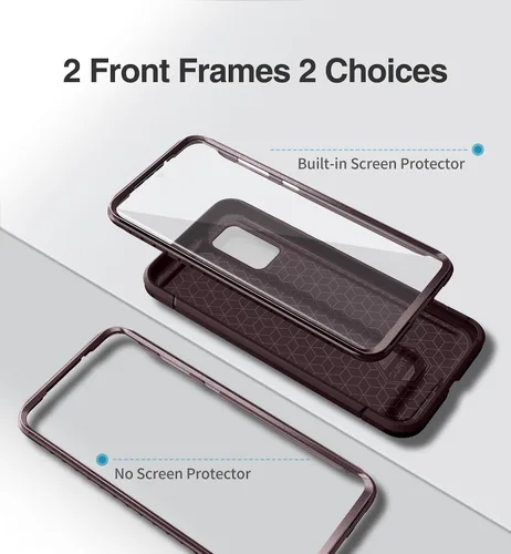 Miniatura 7 de SURITCH Funda para Samsung Galaxy S20 Plus, marco frontal extra, resistente y a prueba de golpes, con protector de pantalla integrado para Samsung