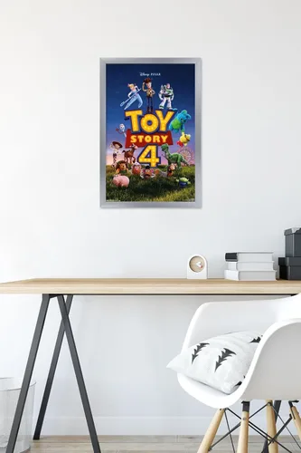 Miniatura 6 de Trends International Disney Pixar Toy Story 4 - Póster de pared de una hoja, 14.725 x 22.375 pulgadas, versión enmarcada plateada Versión con marco