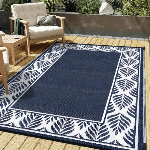 Miniatura 33 de HUGEAR Alfombra para RV Exterior Tapete Impermeable Alfombras para Exteriores 9'x12' para Patios Liquidación Alfombra Exterior Alfombras de Camping