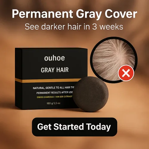 Miniatura 5 de Set de jabón negro herbario para el cabello, con extracto de ginseng, polvo de carbón y semilla de sésamo, aspecto oscuro natural, apoya el cabello