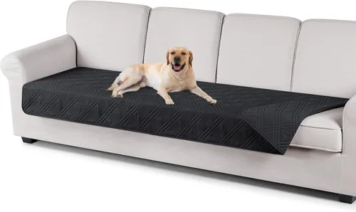Miniatura 26 de TAOCOCO Funda de cojín de sofá 100% impermeable reversible, funda de asiento de sofá para perros y mascotas, funda de sofá biplaza para sofá
