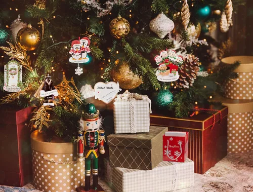 Miniatura 6 de Adorno de Navidad personalizado para puerta de dormitorio 2026 Decoración personalizada para árbol de Navidad, primer año de la universidad, 1ª