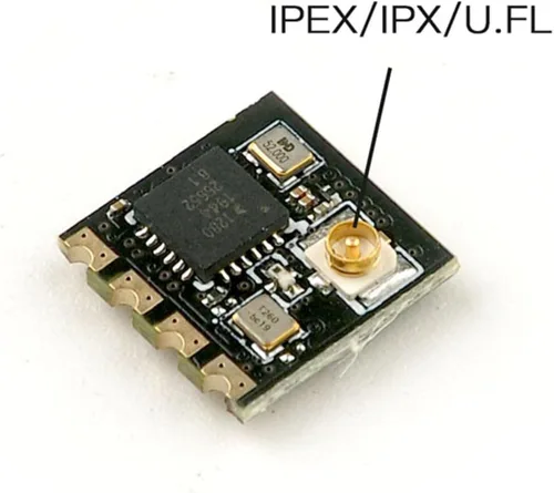 Miniatura 4 de Happymodel 0.01 oz Tiny 2.4G ExpressLRS EP1 Nano Receptor de baja latencia de largo alcance para micro fibra de carbono FPV Racing Quadcopter Quad