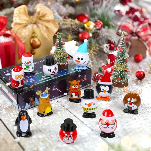 Miniatura 5 de LIHAO 12 juguetes de Navidad para niños, regalos de fiesta para niños, regalos para nietos Surtido