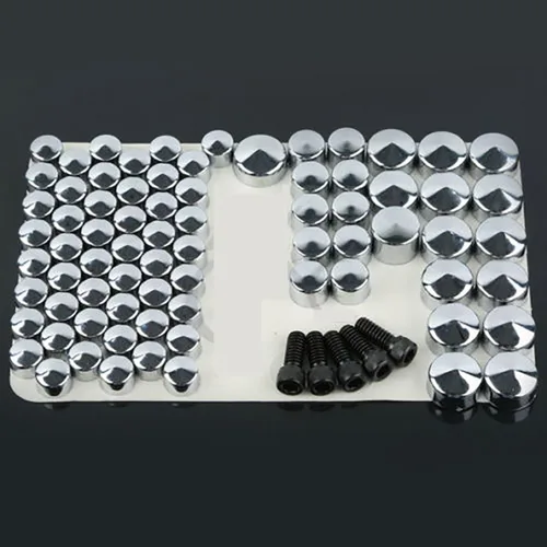 Miniatura 3 de XMT-MOTO Kit de toppers de plástico ABS cromado para Harley FLH FLT modelo Bike 2007-2012