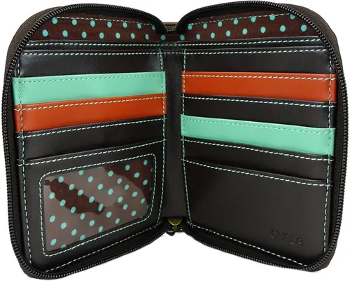 Miniatura 3 de CHALA Yorkshire - Cartera con cremallera, bolsa de mano, juego de regalo para amantes de los perros, Solo billetera