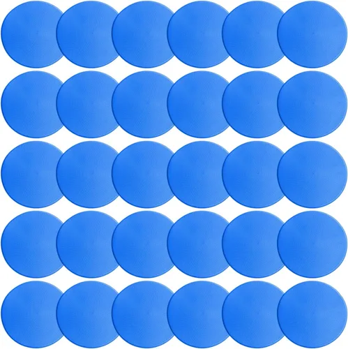 Miniatura 17 de Marcadores de punto de polietileno de 9 pulgadas, de goma antideslizante, marcadores de entrenamiento de agilidad, puntos de piso, conos de campo