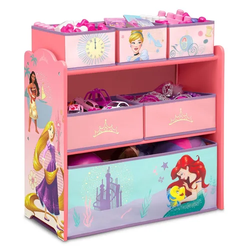Miniatura 5 de Delta Children Organizador de juguetes para diseño y almacenamiento de 6 compartimientos, certificado Greenguard Gold, Nick Jr. PAW Patrol & Design