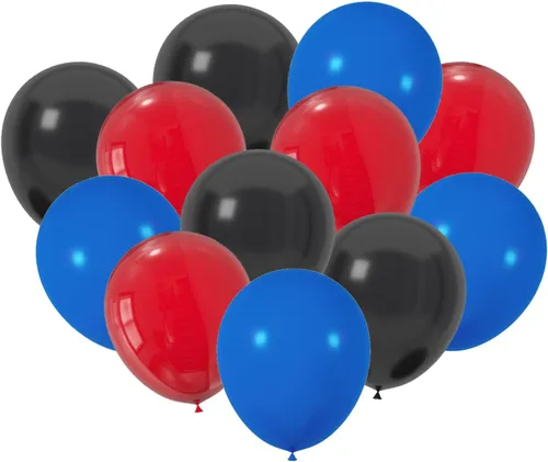 Miniatura 8 de 100 globos de látex de 12 pulgadas en negro y naranja, perfectos para Halloween, graduación, cumpleaños, baby shower, Acción de Gracias