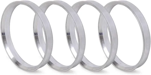 Miniatura 14 de 4 anillos centrados en el cubo de la rueda de 56.1 a 73.1 pulgadas OD = 2.878 in ID = 2.209 in - Anillos de rueda de aleación de aluminio 73.1 a 56.1