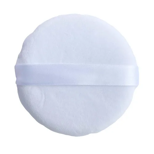 COSHINE Puff de polvo de algodón puro jumbo, aplicador de polvo corporal de 5 pulgadas (5.1 in) para polvo mineral suelto, esponjas de base