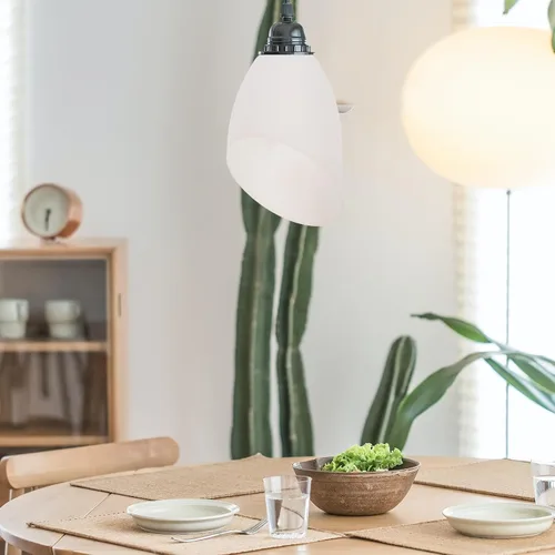 Miniatura 5 de VANZACK Pantalla de herradura, pantalla de plástico de repuesto para lámpara blanca, cubierta de luz para lámpara de pie, luz de dormitorio, 4 piezas