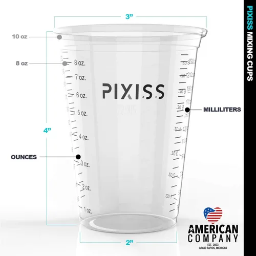 Miniatura 4 de Increíble kit de resina epoxi fundida transparente por Alumilite, vertido profundo con 20 vasos de mezcla de plástico desechables y varillas