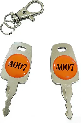 Miniatura 7 de TSA 007 Key 002 Master - Llaves de repuesto para cerradura de equipaje, 2 llaves de emergencia con anillos para maleta, solución de bloqueo