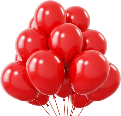 Miniatura 11 de KBZVNAF Globos de látex azul rey para fiestas - 50 unidades de 12 pulgadas, globos de helio azul mate para cumpleaños, boda, baby shower, Azul real