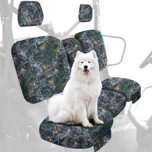 StarknightMT UTV Defender Funda de Asiento - Fundas de Asiento Impermeables a Prueba de Polvo Compatibles con Can Am Defender DPS MAX 6X6 PRO