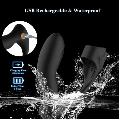 Miniatura 7 de Blended Climax Masajeador de próstata Vibrador para el pene Masculino Adulto Juguetes Sexuales para Hombres, Control Remoto Vibrador Consolador Anal