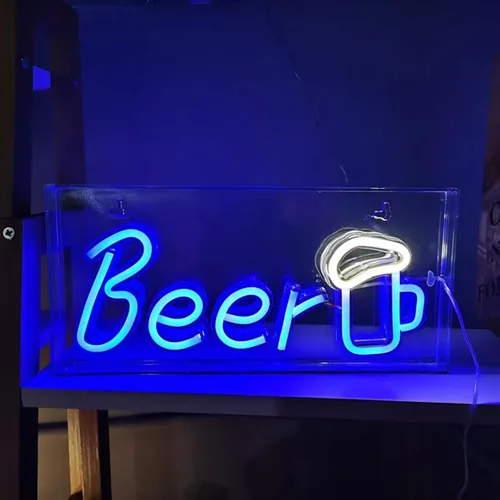 Miniatura 6 de Letrero de neón de arcoíris para bebé, letrero de neón de bebé estable alimentado por USB, luces de neón arílicas 3D para dormitorio de niños, baby